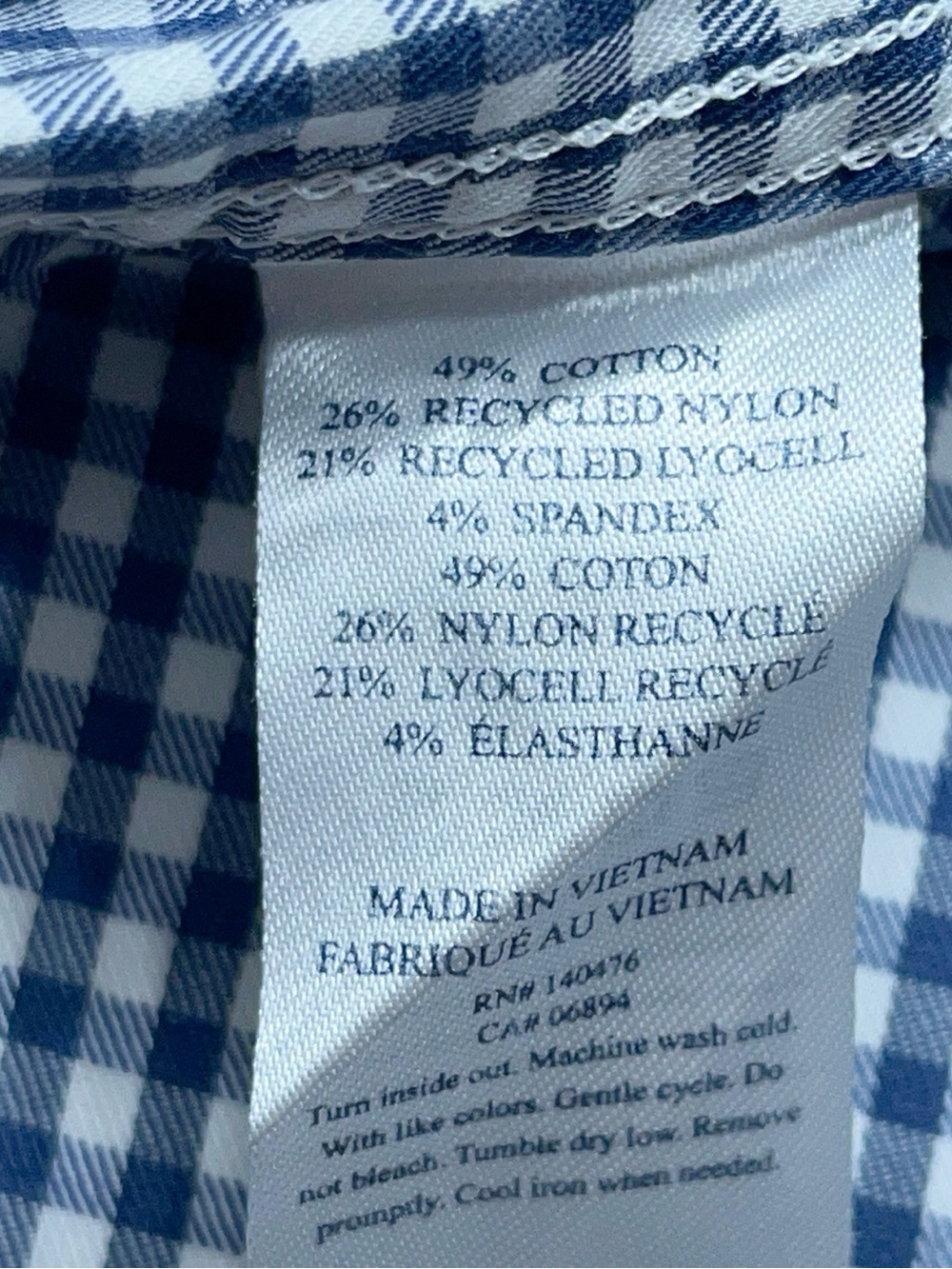 FAHERTY Button Down Shirt Mens Size XXL Long Sleeve Blue Check Huckberry - Picture 12 of 13